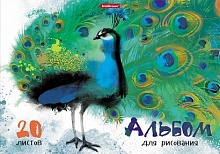 Альбом для рисования "Птицы жарких стран",  А4, 20 л.