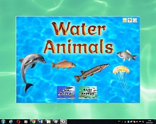 Water animals. Электронный тренажер